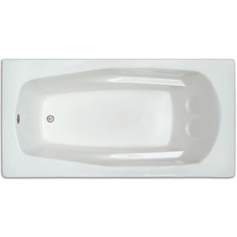Signature Bath 66" x 32" Drop in Soaking Bathtub Wayfair